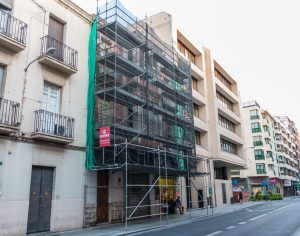 Rehabilitación de fachada calle Reyes Católicos de Alicante